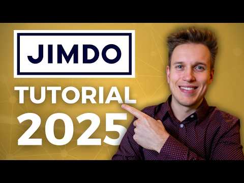 Jimdo Website erstellen: Einsteiger-Tutorial (2025)