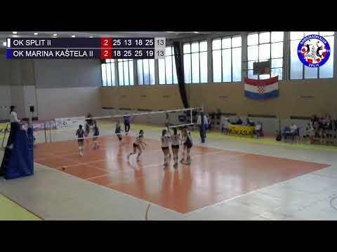 OK Split II - OK Marina Kaštela II / 12. kolo [1.B hrvatska odbojkaška liga 21./22.]