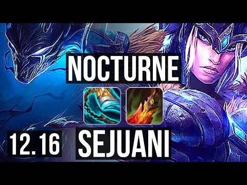 NOCTURNE vs SEJU (JNG) | 2.8M mastery, 2100+ games, 4/1/6 | EUW Master | 12.16