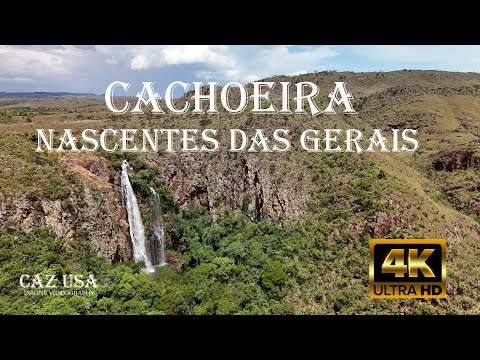 Cachoeira Nascente das Gerais - Sacramento/MG - Brasil - 4K