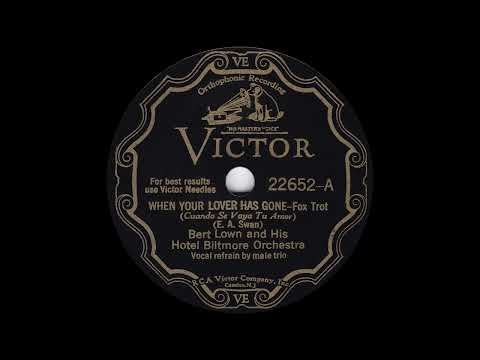 1931 Bert Lown - When Your Lover Has Gone (Elmer Feldkamp, vocal)