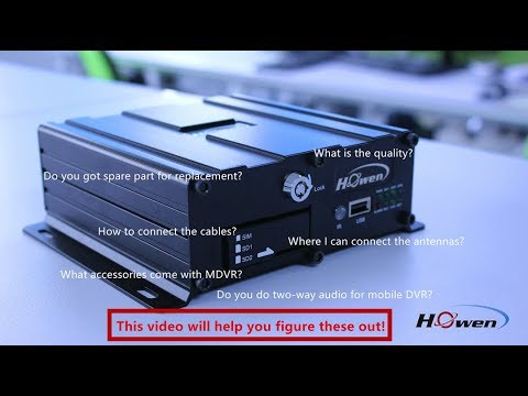 Howen AHD SD Mobile DVR Unboxing