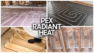 4 métodos para instalar tuberías PEX de calefacción radiante