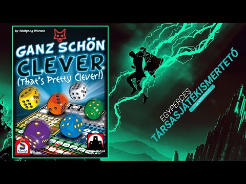 #123. Ganz schön clever | Egyperces társasjátékismertető - Game-Obscura