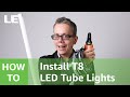 How to install T8 LED Tube Lights - Type B LED Tube - Ballast Bypass
