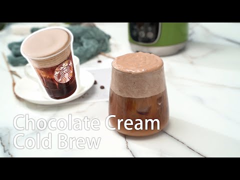 How To Make Starbucks New Chocolate Cream Cold Brew At...