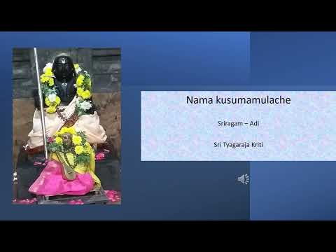 Nama kusumamulache - Sriragam - Adi - Sri Tyagaraja