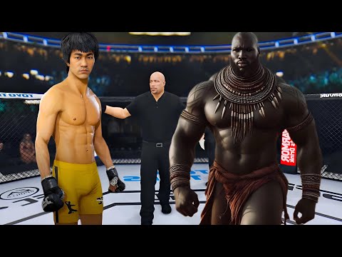 PS5 | Bruce Lee vs. Titan Tribal Leader [EA Sport UFC 4]🥊