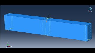 ABAQUS: Coupling Support Area to a Reference Point, Applying Support, Boundary Condition and Load