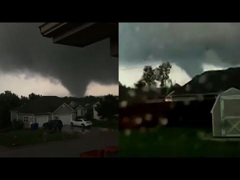 A tornado skirted just a few miles north of Joplin, Missouri, on the eighth anniversary of a catastrophic tornado that killed 161 people in the city. The tornado caused damage in the nearby town of Carl Junction. (May 23)