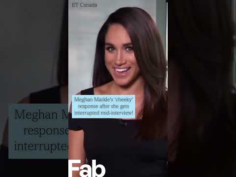 The resurfaced clip from 2016 shows Meghan’s good-natured personality! 😆 #meghanmarkle #shorts