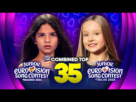 Junior Eurovision 2025 + 2024 | My Top 35 Combined