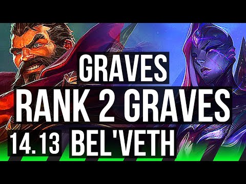 GRAVES vs BEL'VETH (JGL) | Rank 2 Graves, 18/2/5, Legendary, Rank 10 | VN Challenger | 14.13