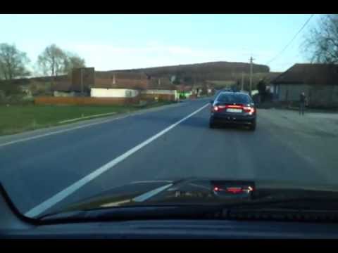 Driving in Romania to Gyulakuta/ Fântânele