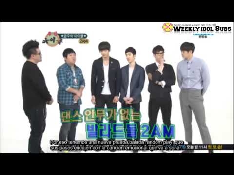 Weekly idol 2AM 120418 Sub Español  (1/2)