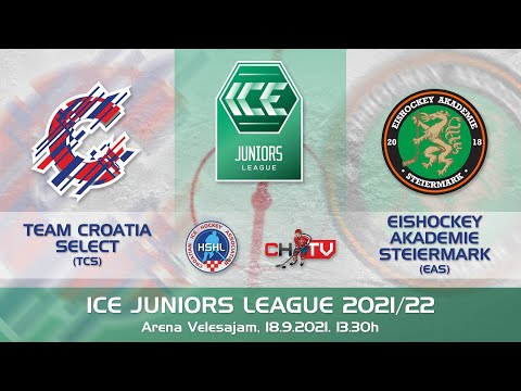 ICE JUNIORS LEAGUE 2021/22 - Team Croatia Select vs Eishockey Akademie Steiermark