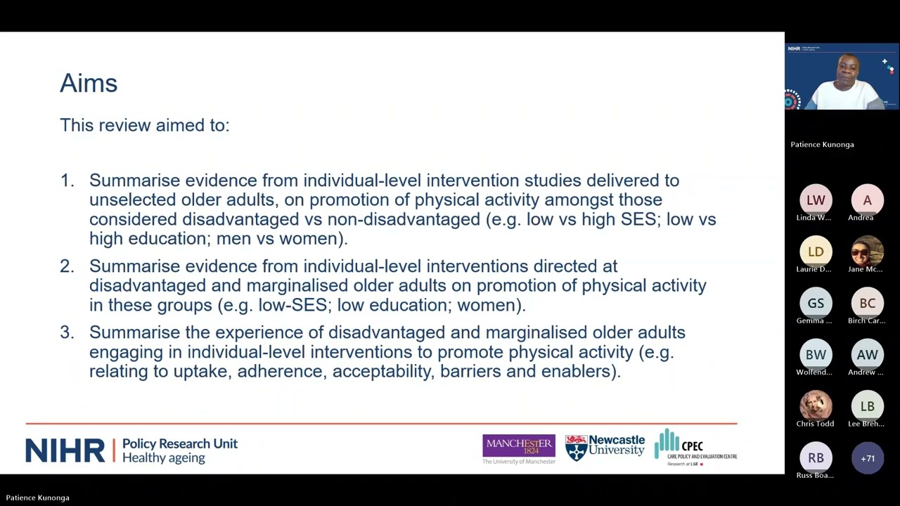 HAPRU Webinar: What works to promote active ageing (15.10.25)