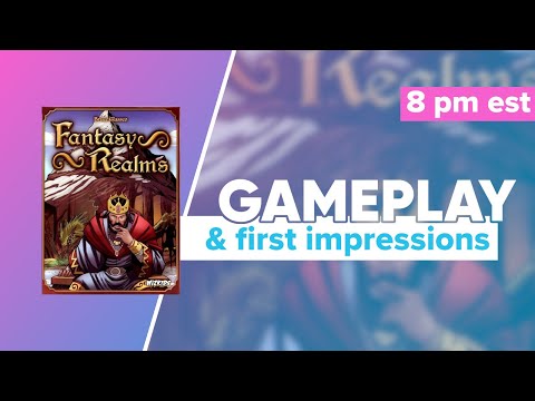 Fantasy Realms 2-Player Variant Gameplay and First Impressions | @wizkidsgames