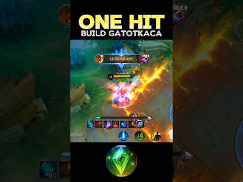 😱 WATCH THIS - BEST BUILD GATOTKACA 2024❓(ONE HIT) ~ MLBB 🔥 #mobilelegends #onehitbuild #gatotkaca