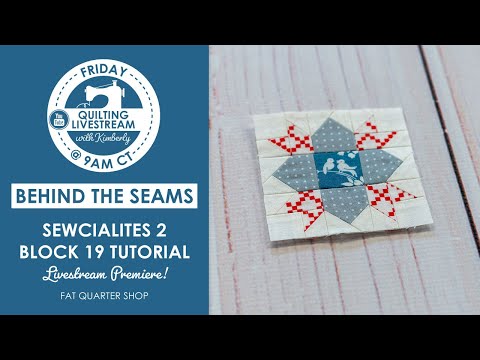 Start Your Morning with this INVIGORATING Quilt Block! #Sewcialites2 Block 19 Tutorial | FQS