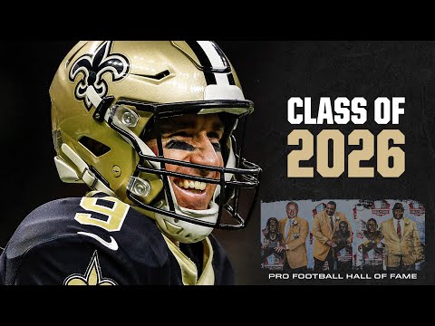 Saints Legends Welcome Drew Brees to Pro Football Hall of Fame