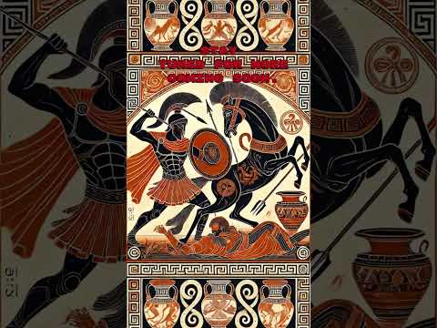 Battle of the Mythic Warrior and Centaur #Greekarmor #spearfishing #greekmythology