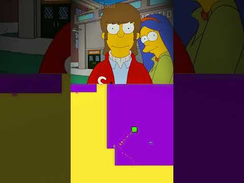 Homer Simpson's Life - Glow Bouncing Square #Simpsons #shorts