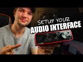 How To Setup An Audio Interface Focusrite Scarlett Solo Setup Audio Interface Setup 2021