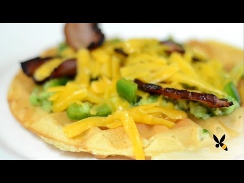 Bacon Jalapeño Cheddar Waffle Recipe