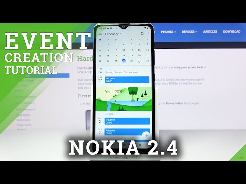 How to Add Event to Calendar in NOKIA 2.4 - Add Reminder