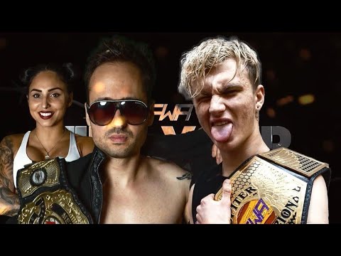 FWA - Fire Your Guns. Jupiter/Mercury Title Match. Vinnie Vain (w Piers Austin) vs Kid Valiant