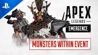 PlayStation Apex Legends - Monsters Within Event Trailer | PS4 anuncio
