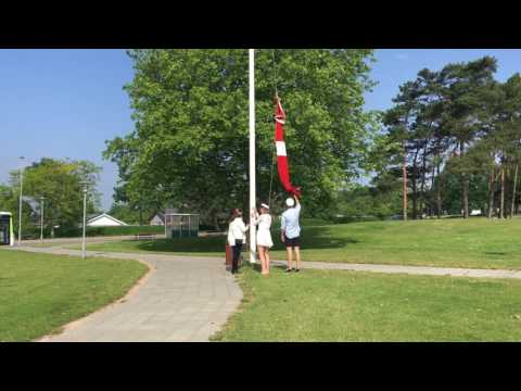 Årets første studenter på Vestfyns Gymnasium