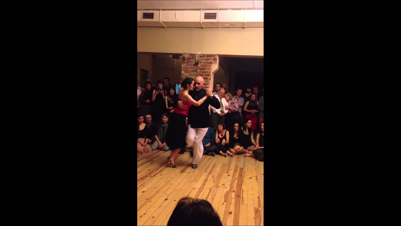 Daniel Arias and Buket Akdol at Caminito Tango Cafe, Istanbul, Turkey