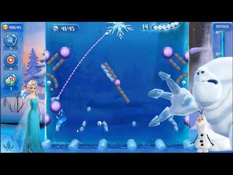 Frozen Free Fall: Icy Shot Level 153 - NO BOOSTERS ☃☃☃
