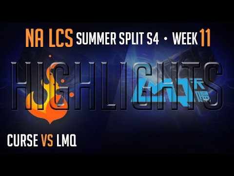 LCS Highlights CRS vs LMQ Week 11 Day 2 NA Summer 2014 Curse vs LMQ S4 W11D2G5 Season 4