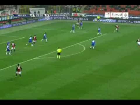 Goal Pato  third goals vs sampdoria serie a  league calcio