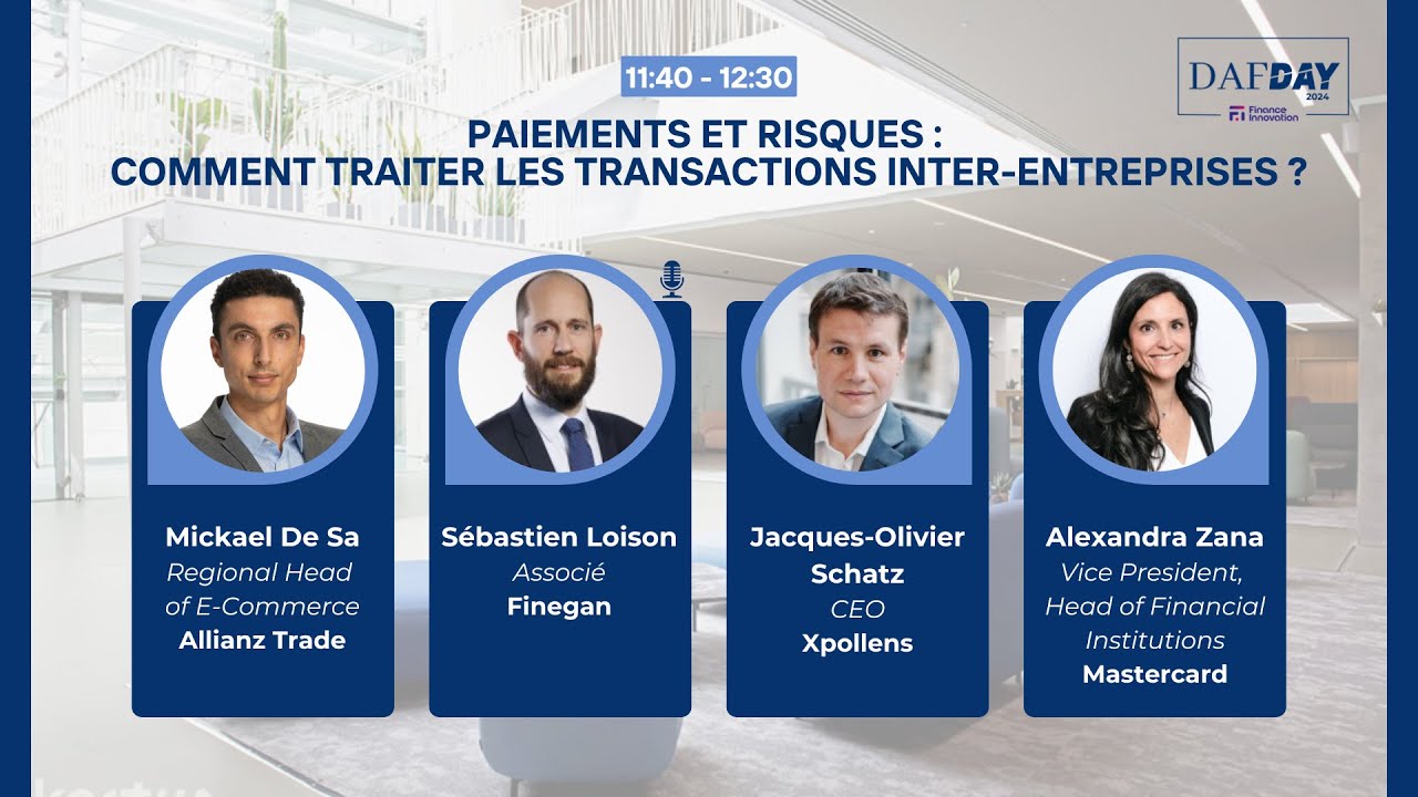 Auditorium | Paiements et risques : comment traiter les transactions inter-entreprises ?