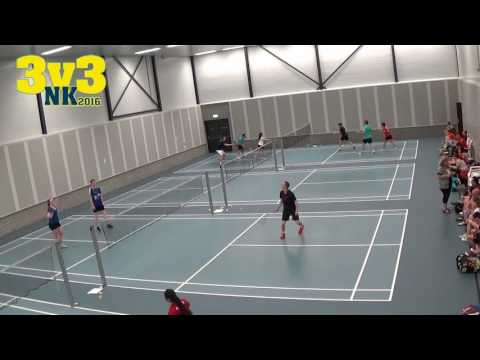2016 NK badminton 3v3 - morning session (Dutch Championships)
