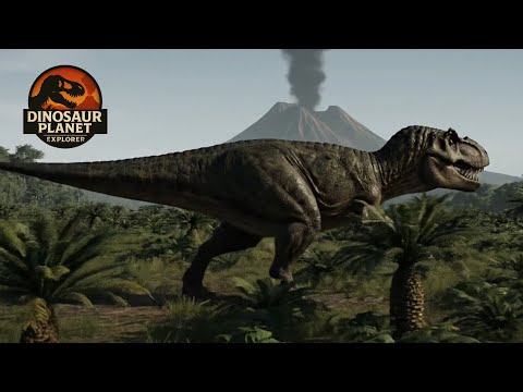 Tyrannosaurus rex stalk a Diplodocus Herd | Dinosaur Planet Explorer