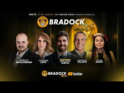 Bradock Show 23/01/26  Emilinho Surita, Ju Leite, Dárcio Bracarense, Galante e Silvia Waiãpi