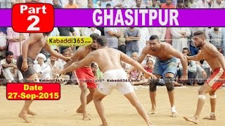 (1) Ghasitpur (Mukerian) Kabaddi Cup 27 Sep 2015