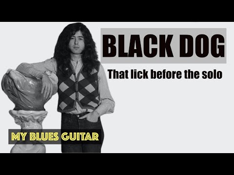 Play That Jimmy Page Lick Before The Solo in Led Zeppelin's Black Dog
