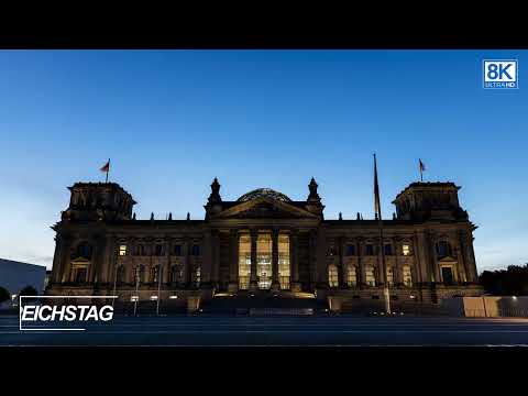 EXPLORE BERLIN in UNDER 1 minute   TOP sightseeing spots in true 8K Ultra HD