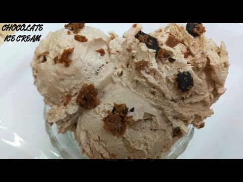 Chocolate Almond Ice Cream Recipe | Eggless Chocolate Ice Cream Recipe | Choco Almond Ice Cream