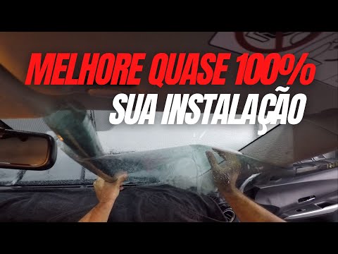 TUTORIAL: COMO INSTALAR PELICULA NO PARABRISA DE QUALQUER CARRO COM ESSA TÉCNICA.
