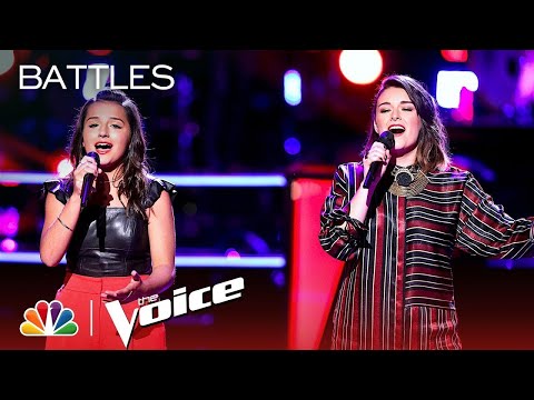The Voice 2018 Battle - Abby Cates vs. Delaney Silvernell: "Love Me like You Do"