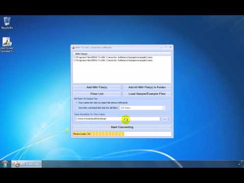 WAV To AAC Converter Software