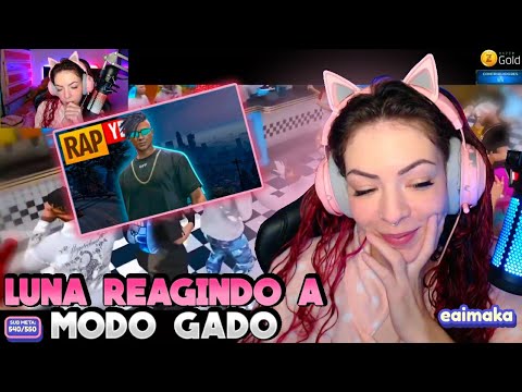 LUNA REAGINDO No estilo Connor 💜 - Modo Gado (GTA RP) Beat: Sidney Scaccio
