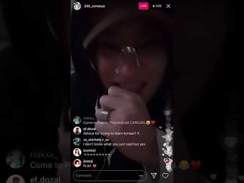 24K Cory Instagram Live
